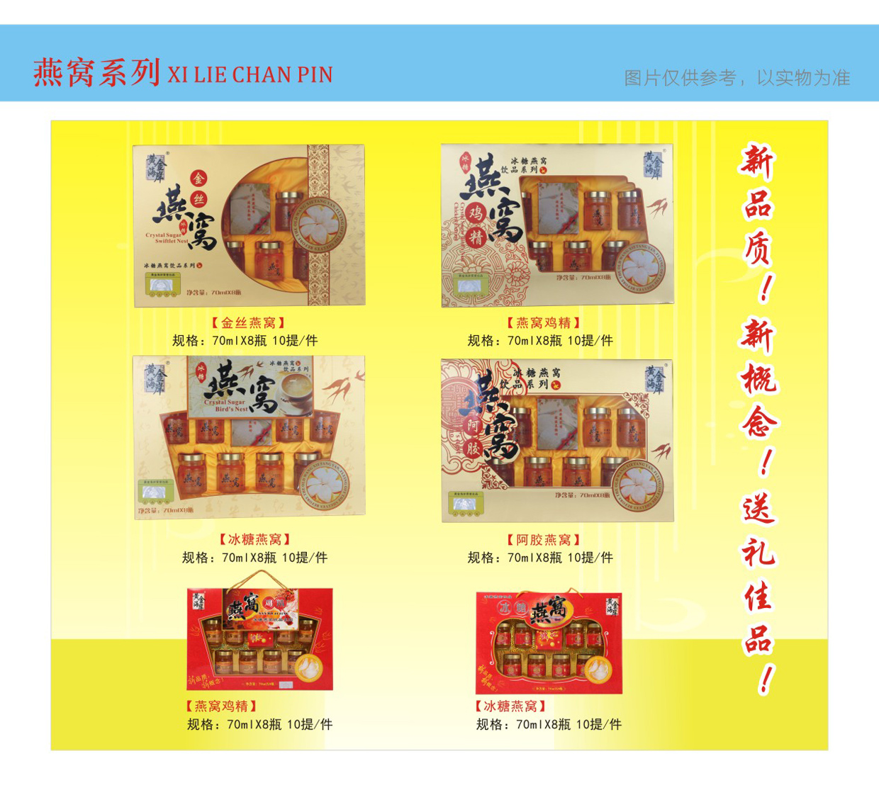 燕窩系列產品